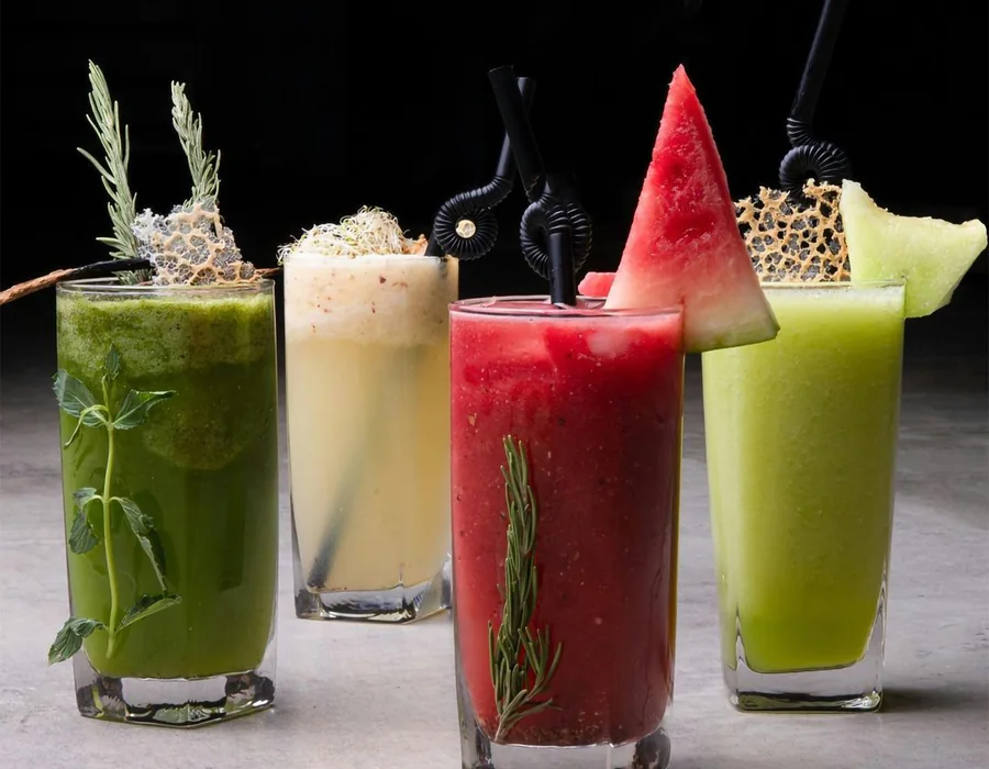 Freshly prepared juices